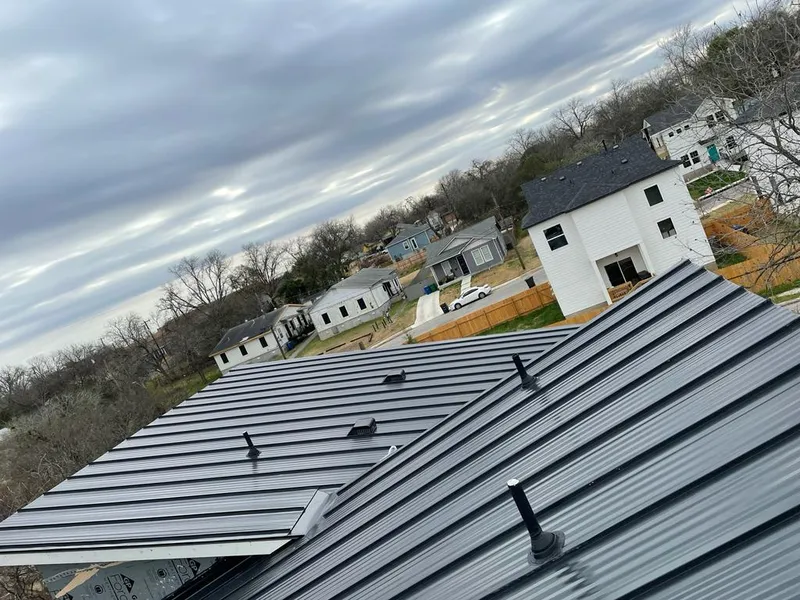 Standing seam metal roof panels with vents for Skylight Repair in Waynesboro